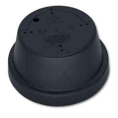 Vaso Cuia Bari Eco (10x5) Cor Preta OKLA - Cultiv.me