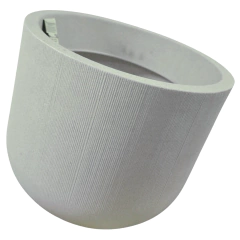 Imagem do Vaso Fringe Cilíndrico 36 (20L) Cor Off-White JAPI