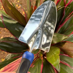 Imagem do Pá Larga Inox Cabo Emborrachado Jardinagem ALPE E ARITANA