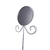 Tutor con rizos decorativos 15cm diámetro con borde 80cm alto - comprar online