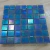 Mini plancha de 100 venecitas tornasol 1,5x1,5cm color azul - comprar online
