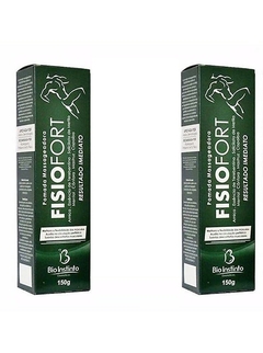 Kit 3 Pomadas Massageadora Fisiofort Verde BioInstinto 150g na internet