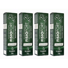 Kit 4 Pomadas Fisiofort - Pomada Massageadora 150G | GUARUNATURALS