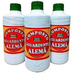 Aguardente Alemã Composto Natural 500ml - 12 frascos | GUARUNATURALS
