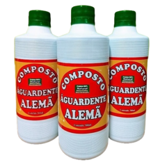 Aguardente Alemã Composto Natural 500ml - 12 frascos | GUARUNATURALS
