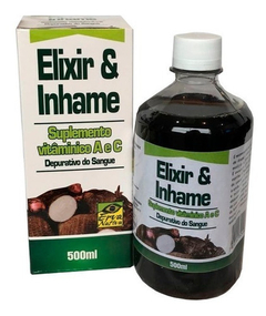 Elixir de Inhame 500ml - Vitamina A e C para Sua Saúde | Erva Brasill - 3 frascos