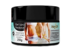 Kit Com 5 Gel Lipo Redutor Termo Ativado 250G - Mary Life