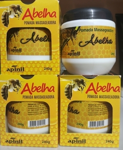 30 Potes de Pomada Massageador Veneno De Abelha 240gr Apinil - buy online