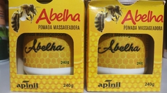 10 Potes de Pomada Massageador Veneno De Abelha 240gr Apinil