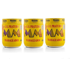 Kit 3 Gel Massageador Pratudo Mm 220G Cada Rhenuks