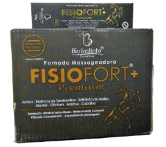Kit Com 30 Pomada Premium 150 G Pomada Fisiofort Preta