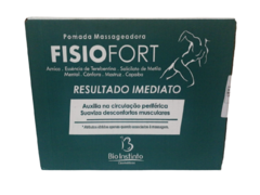 Kit 12x FisioFort Verde Pomada Massageadora (12x 150gr) - Bio Instinto | GuaruNaturals