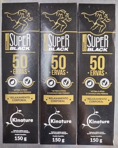 Pomada Massageadora Premium Super Black 50 Ervas - Original | GUARUNATURALS