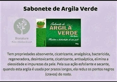 Sabonete Bionature de ARGILA VERDE 90g | GUARUNATURALS