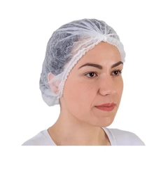Touca Descartável Clinica - Estética - Hospital TNT Branca 800 Unidades Promoção - comprar online