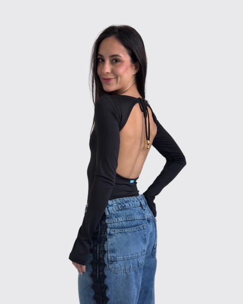 Blusa Etiópia Preto Pronta Entrega