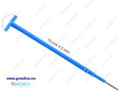 ELECTRODO DE ASA DESECHABLE 15 MM X 5 MM (2.4 MM)