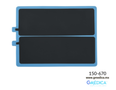 Placa de Silicon Reusable Bipolar Pediátrico