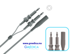 Cable Para Pinza Bipolar Europea Reusable para electrocirugía de 10' (3,0 m) en internet