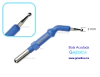 ELECTRODO DE BOLA ACODADA REUSABLE - 2 mm, base de 4 mm / 500-130 - comprar en línea