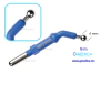 ELECTRODO DE BOLA ACODADA REUSABLE - 4 mm, base de 4 mm / 500-131