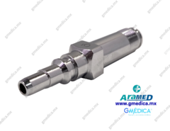 CONECTOR ENCHUFE RÁPIDO PARA OXIGENO DE EQUIPO DOBLE 1/4 NPT 502317