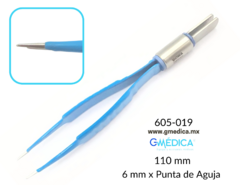 Pinzas Bipolares Recta BOWA Medical 110 mm, 0.5 mm x 6 mm - 605-019
