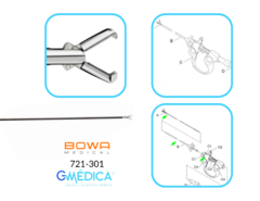 PINZA DE DISECCION PARA LAPAROSCOPIA DE 360 mm - comprar en línea