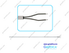 INSERTO PARA PINZA BIPOLAR REUSABLE TIPO KLEPPINGER DE 45 cm - 752-045