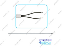 INSERTO PARA PINZA BIPOLAR REUSABLE TIPO KLEPPINGER DE 45 cm - 752-045