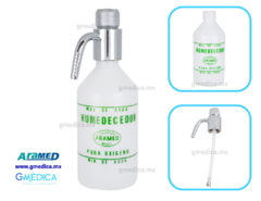 Humedecedor con frasco Aramed (conector tipo Infra y Puritan) 9/16 18 H - 902319
