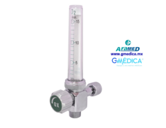 Flujómetro sencillo para oxígeno 0-15 L.P.M. - Conexión tipo Infra roscable DISS 982302