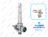 Flujómetro sencillo para oxígeno 0-15 L.P.M. Conexión tipo Chemetron enchufe rápido 982364