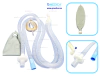 Circuito de Anestesia Adulto con tubo corrugado de 60", Bolsa de 3 litros Desechable