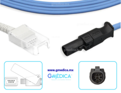 Cable Adaptador SpO2 Compatible con Datex Ohmeda