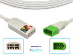 Cable Troncal ECG Compatible con Mindray / Datascope - 0012-00-1745-01