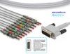 Cable EKG de Conexión Directa Compatible con Schiller