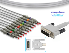 Cable EKG de Conexión Directa Compatible con Schiller