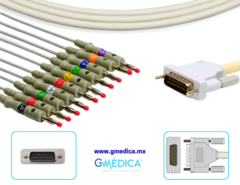 Cable EKG de Conexión Directa Compatible con Schiller - 2.400095