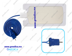 Placa PARA ELECTROCIRUGIA Desechable Conector Rem / Valleylab Monopolar
