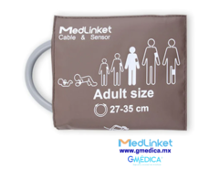 Brazalete NIBP Adulto 27-35cm Reusable 1 VIA NIBP - Y000A1