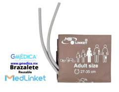 Brazalete NIBP Adulto Reusable 2 VIA - 27-35 cm - comprar en línea