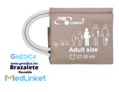 Brazalete NIBP Adulto Reusable 2 VIA - 27-35 cm