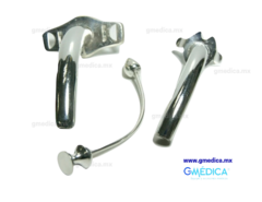 Canula de Jackson Baño de Plata para traqueostomía No. 5 - 09 mm