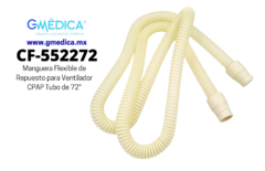 Manguera Flexible de Repuesto para Ventilador CPAP Tubo de 72" - tienda en línea