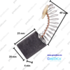 Carbones para Centrifuga / Motores electricos 2 piezas DAB-010