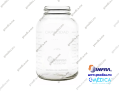 FRASCO VIDRIO PARA ASPIRADOR SUCCIÓN 2 LTS / 1.78 LTS