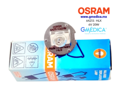 Foco Osram 64251 – HLX 20 W 6 V lámpara de halógeno - G MEDICA, SA DE CV