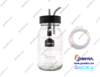 FRASCO VIDRIO PARA ASPIRADOR SUCCIÓN 1 LTS LTS CON TAPA Y JUEGO DE MANGUERA - comprar en línea