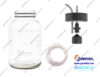 FRASCO VIDRIO PARA ASPIRADOR SUCCIÓN 2/1.78 LTS CON TAPA Y JUEGO DE MANGUERA - comprar en línea
